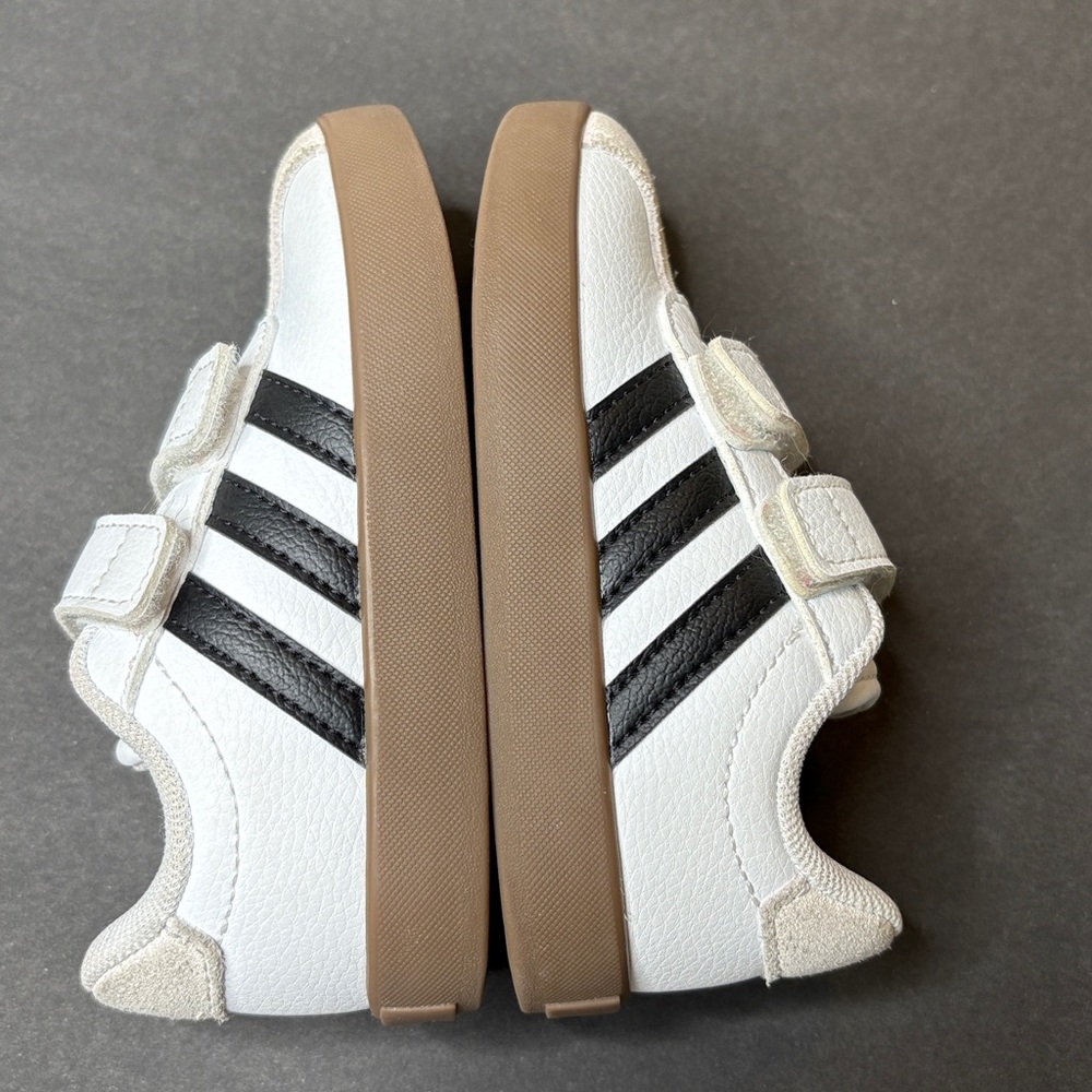 ADIDAS VL Court White Toddler Size 7K - Picture 5 of 12